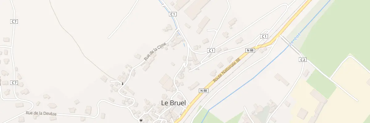 Plan du 171 Rue du Théron à Esclanèdes