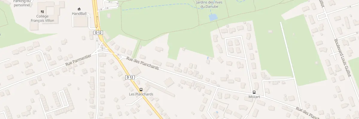 Plan du 19 Rue des Planchards à Yzeure