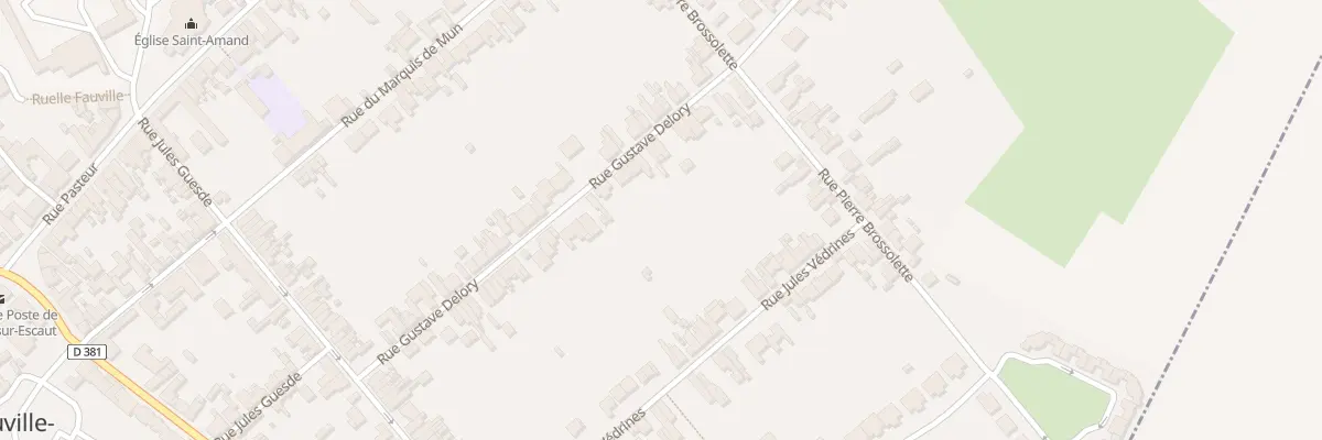 Plan du 42 Rue Gustave Delory à Neuville-sur-Escaut
