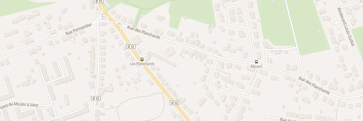 Plan du 20 Rue des Planchards à Yzeure