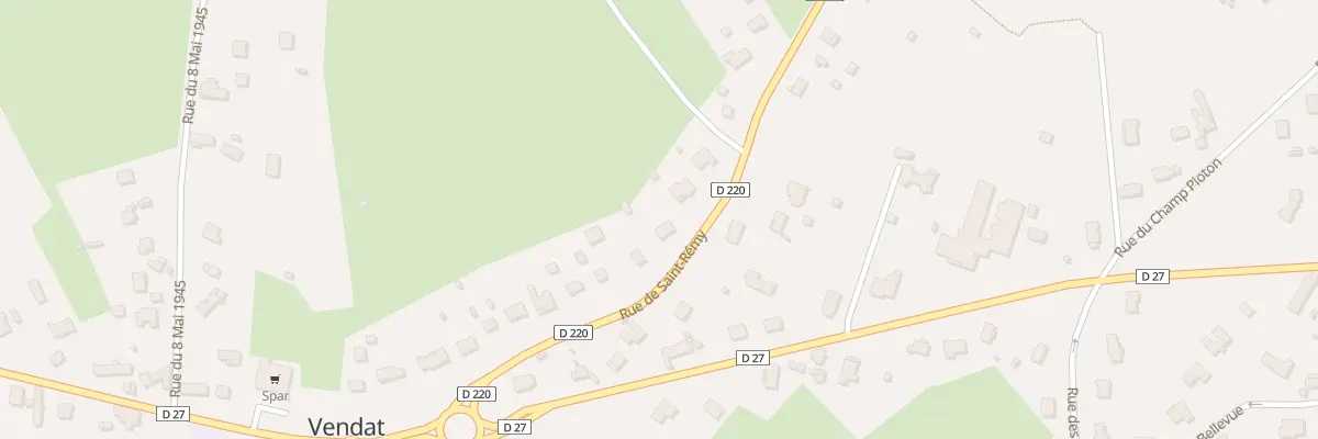 Plan du 19 Rue de Saint-rémy à Vendat