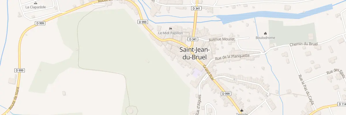 Plan du 15 Rue de Derrière la Muraille à Saint-Jean-du-Bruel