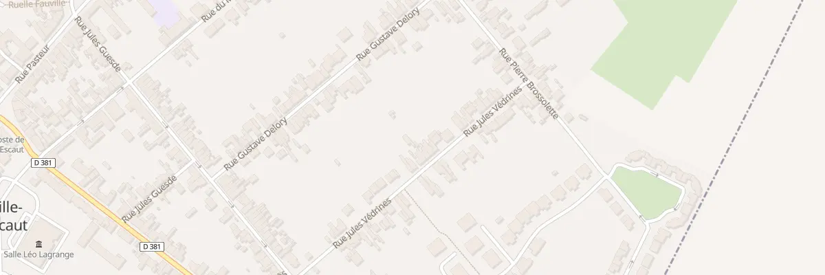Plan du 27 Rue Jules Védrines à Neuville-sur-Escaut
