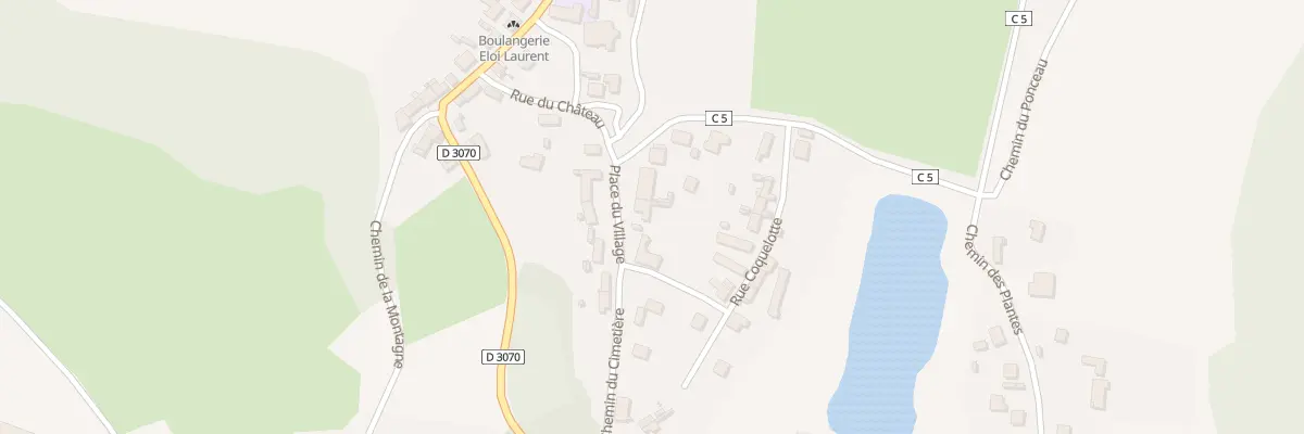 Plan du 3 Pl du Village à Leuilly-sous-Coucy