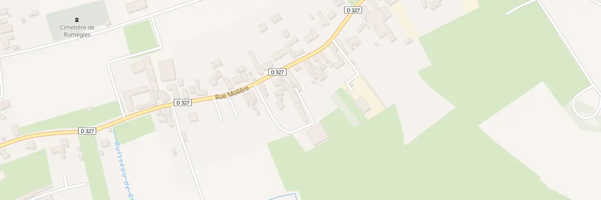 Plan du 512 Rue Molière à Rumegies