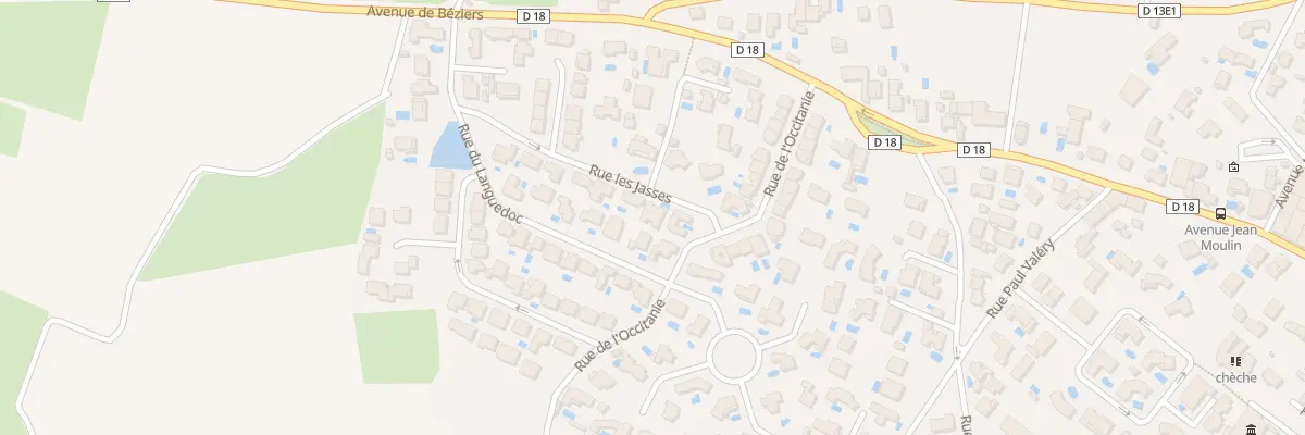 Plan du 23 Rue du Languedoc à Montblanc