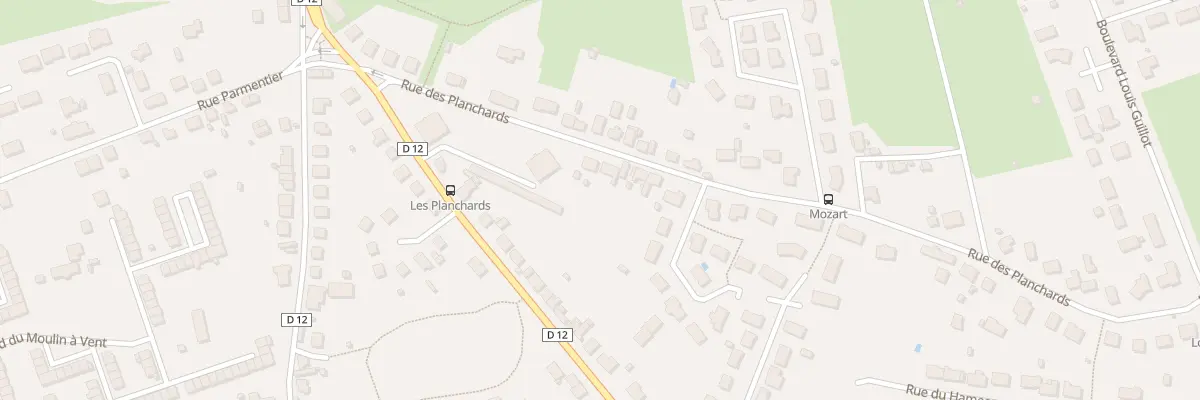 Plan du 22 Rue des Planchards à Yzeure