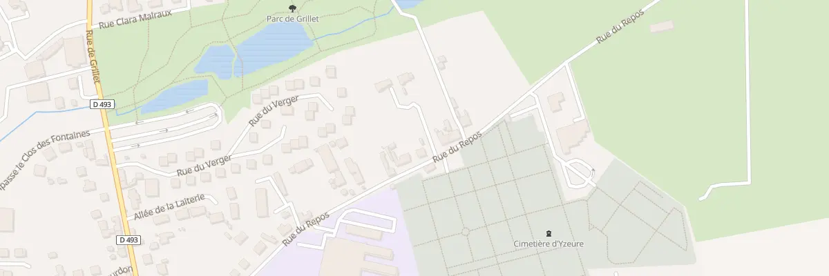 Plan du 37 Rue du Repos à Yzeure