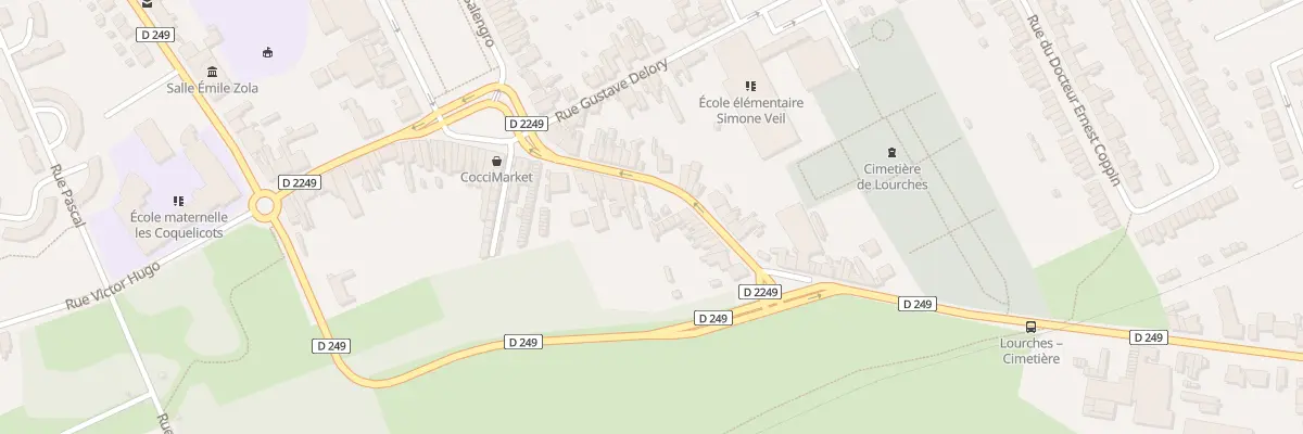 Plan du 322E Rue Carnot à Lourches
