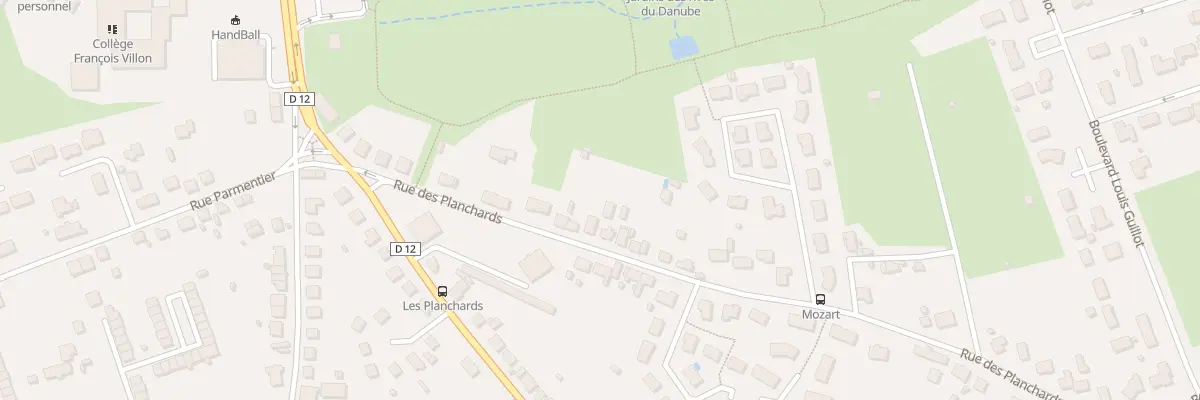 Plan du 23 Rue des Planchards à Yzeure