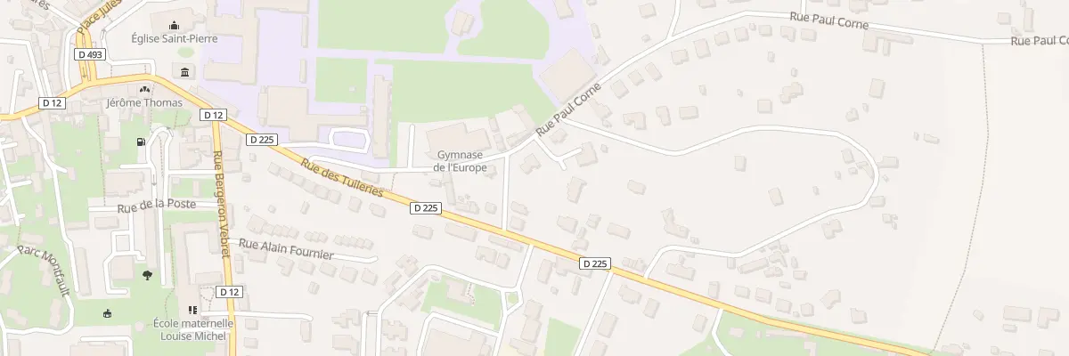 Plan du 10 Rue Paul Corne à Yzeure