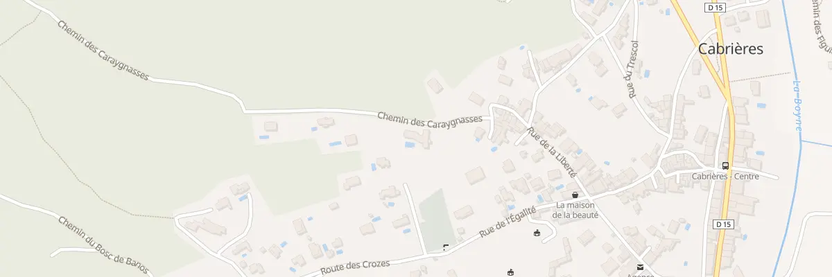 Plan du 70 Che des Caraygnasses à Cabrières