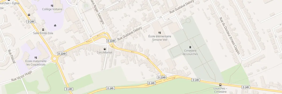 Plan du 293 Rue Carnot à Lourches