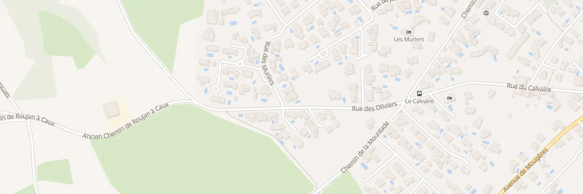 Plan du 2 Rue des Muriers à Caux
