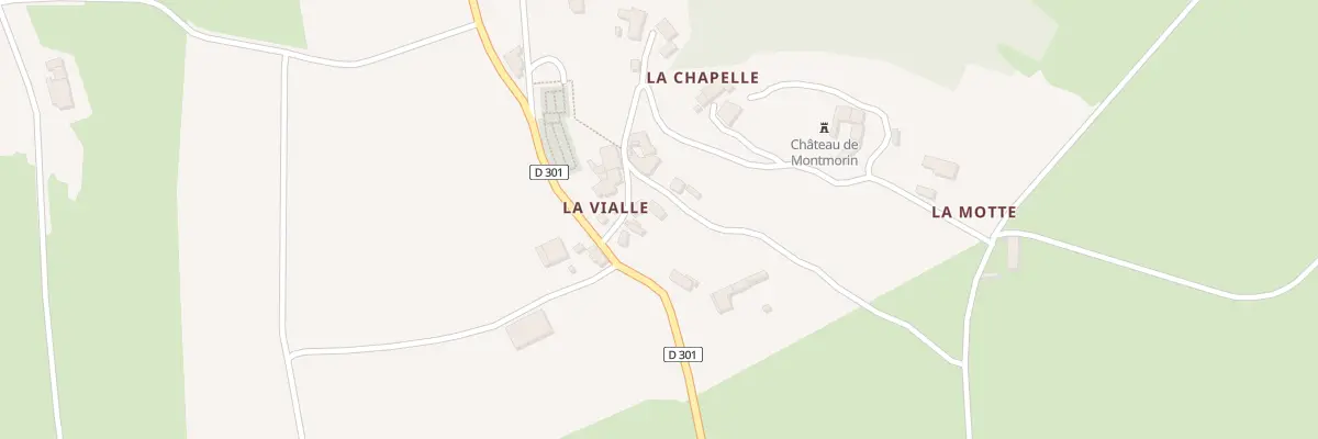 Plan du 5005 La vialle à Montmorin