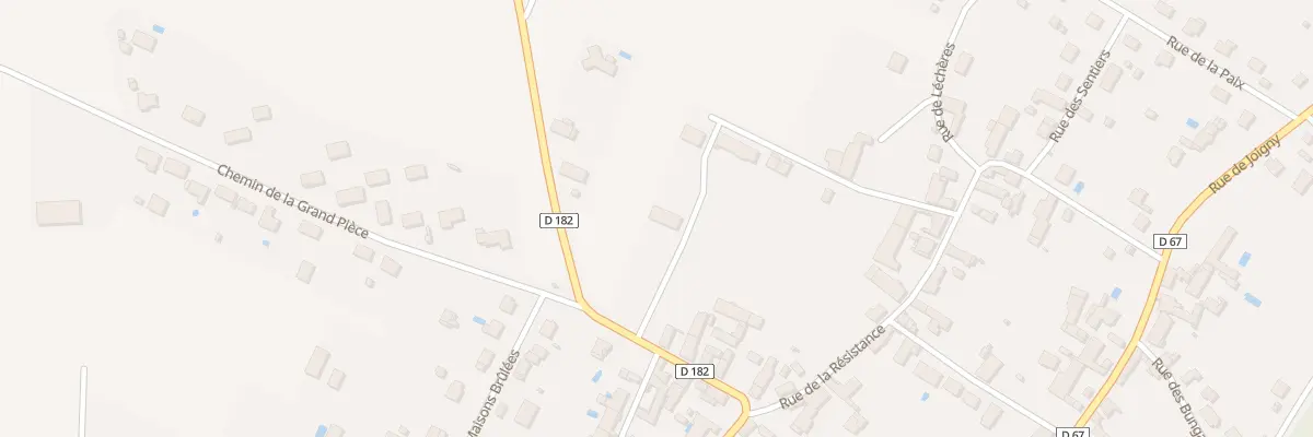 Plan du 20 Rue de Cezy à Chamvres
