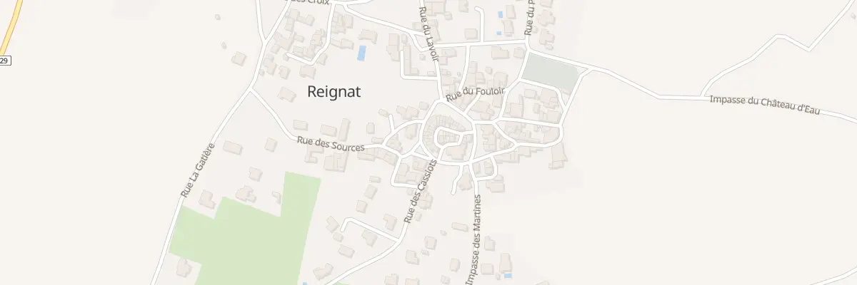 Plan du 5236 Bourg de Reignat à Reignat