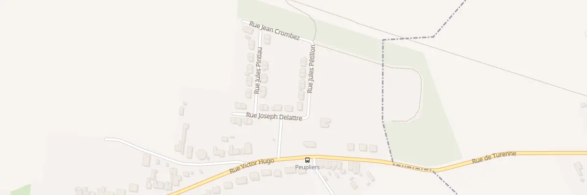 Plan du 1 Rue Jules Pétillon à Escaudain