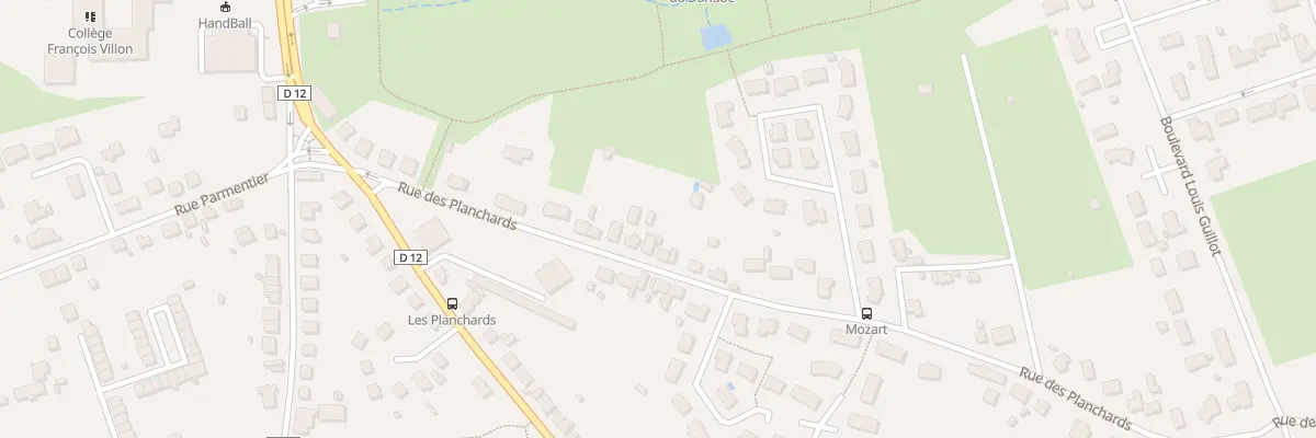 Plan du 27 Rue des Planchards à Yzeure