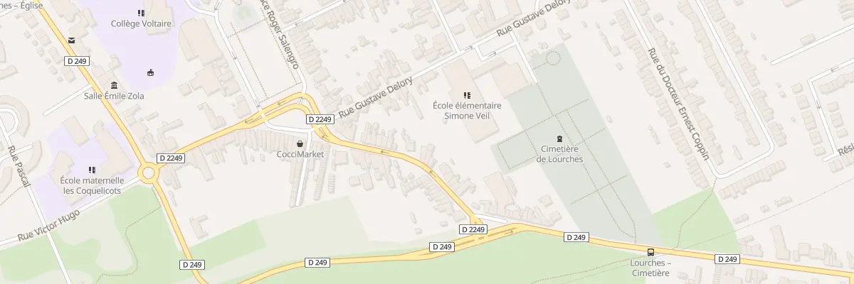 Plan du 307 Rue Carnot à Lourches