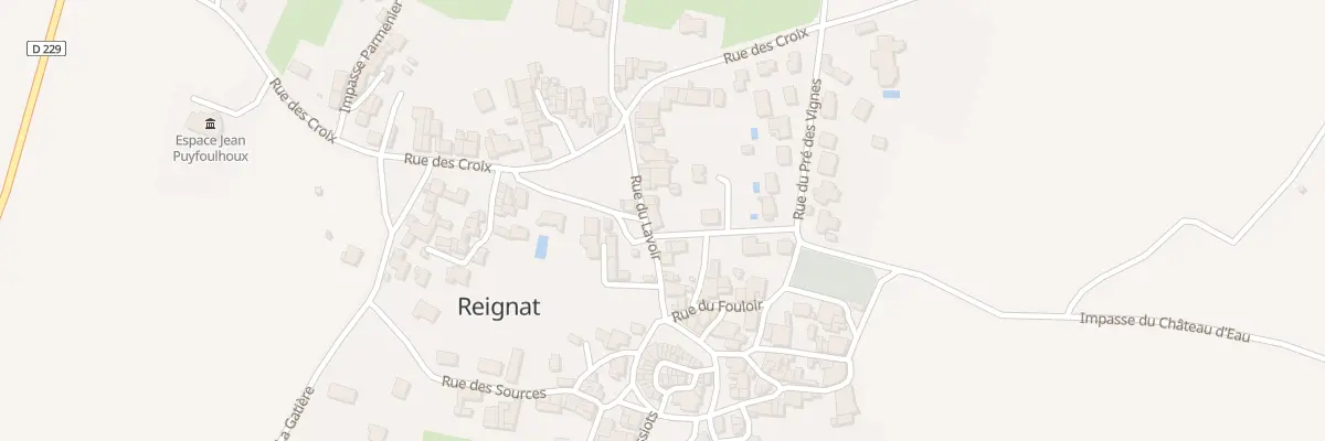 Plan du 5006 Bourg de Reignat à Reignat