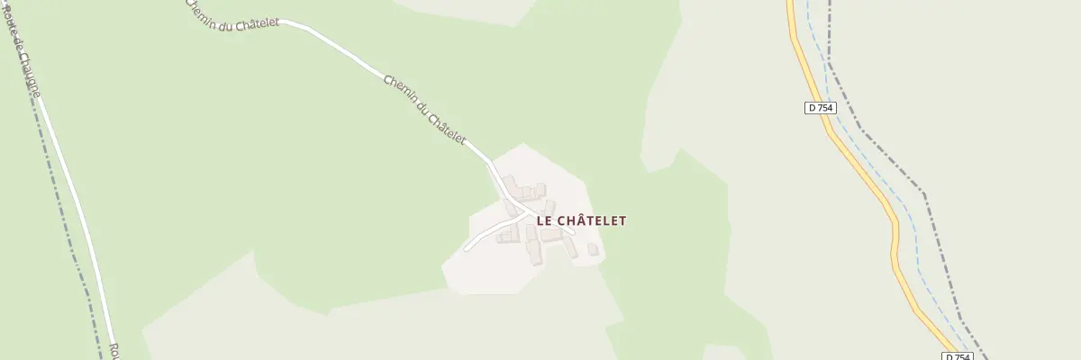 Plan du 5243 Le Chatelet à Manglieu