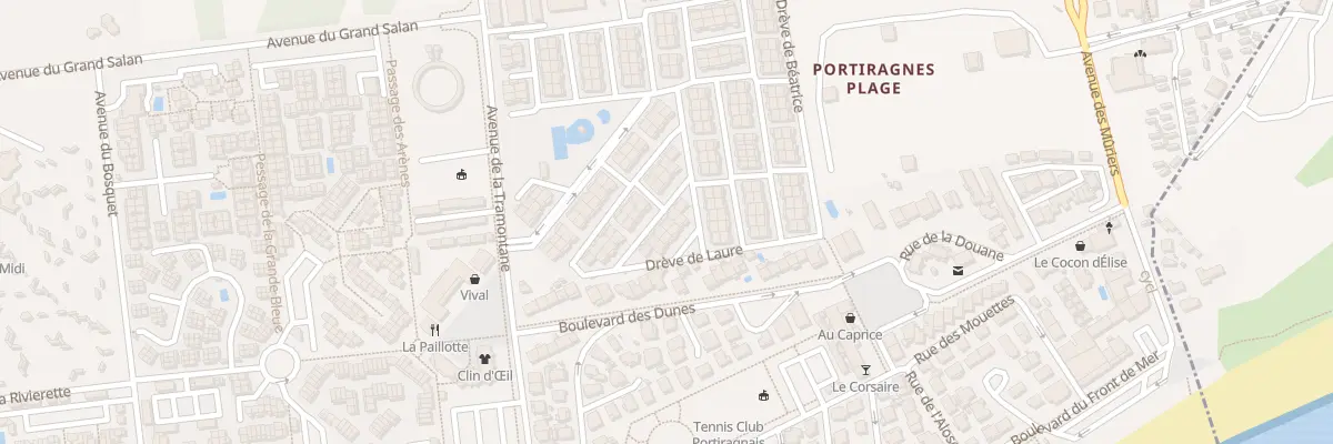 Plan du 609 Les Portes du Soleil à Portiragnes