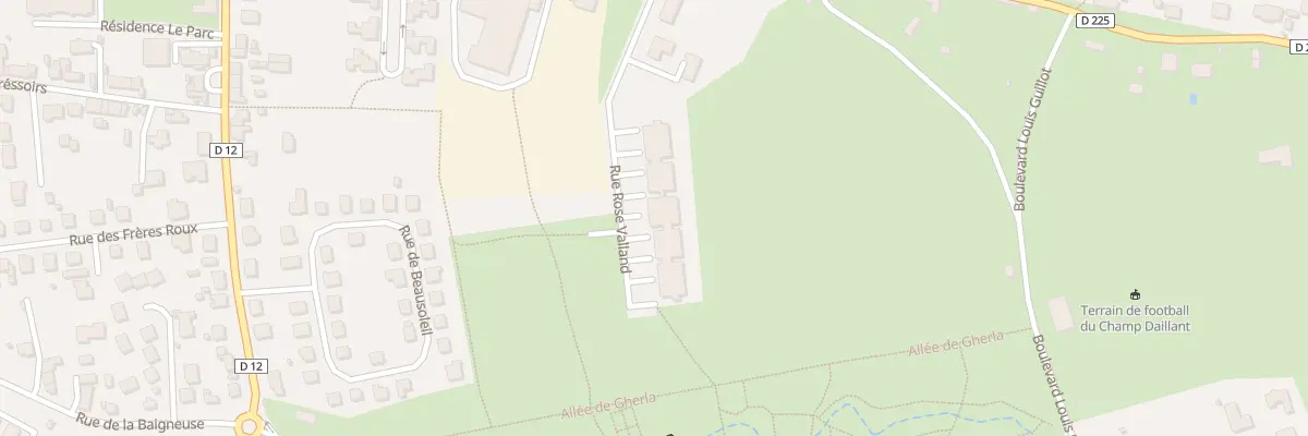 Plan du 23 Rue Rose Valland à Yzeure