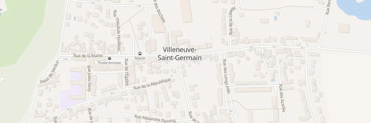 Plan du 327 Rue Jean Jaurés à Villeneuve-Saint-Germain