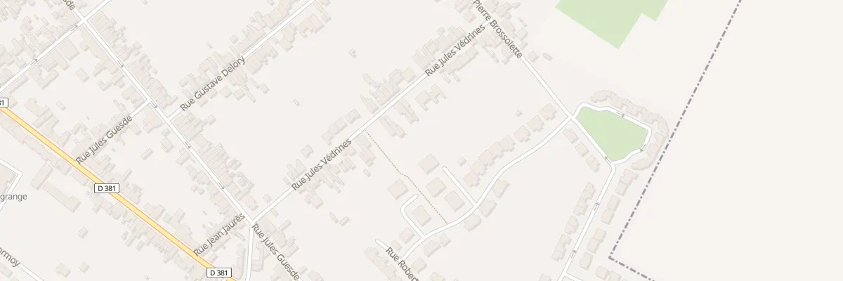 Plan du 28 Rue Jules Védrines à Neuville-sur-Escaut