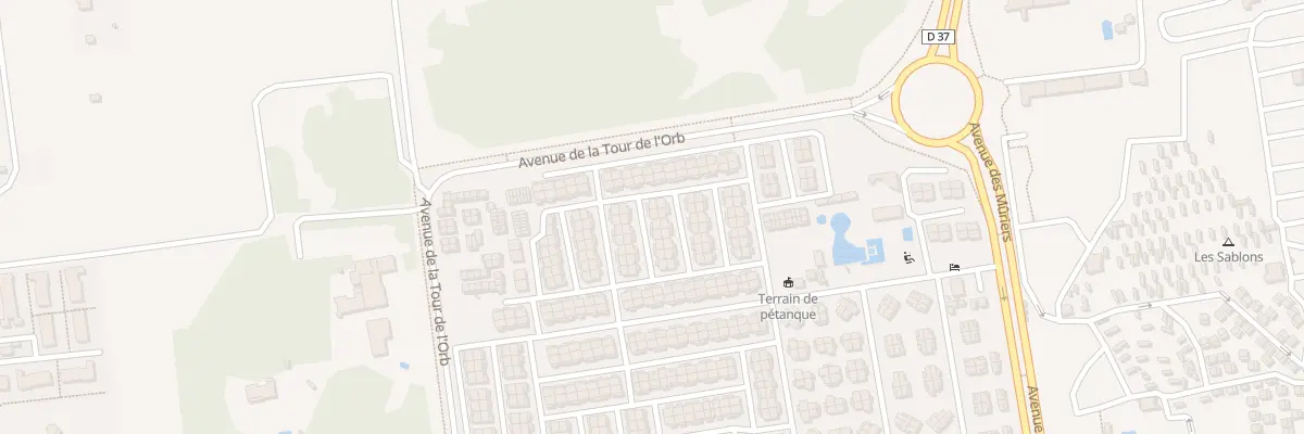Plan du 9L Parc Res Loisir Tamaris à Portiragnes
