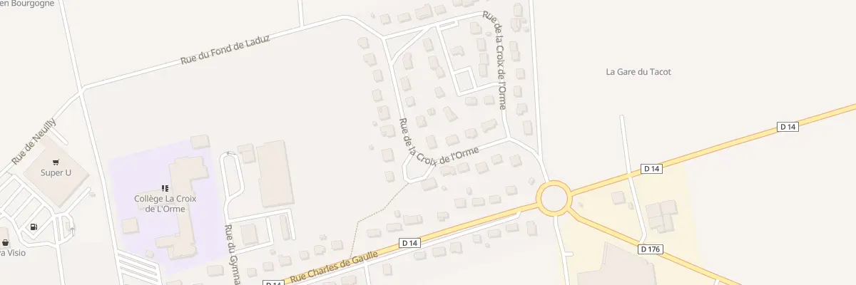 Plan du 21 Rue de la Croix de l’Orme à Montholon