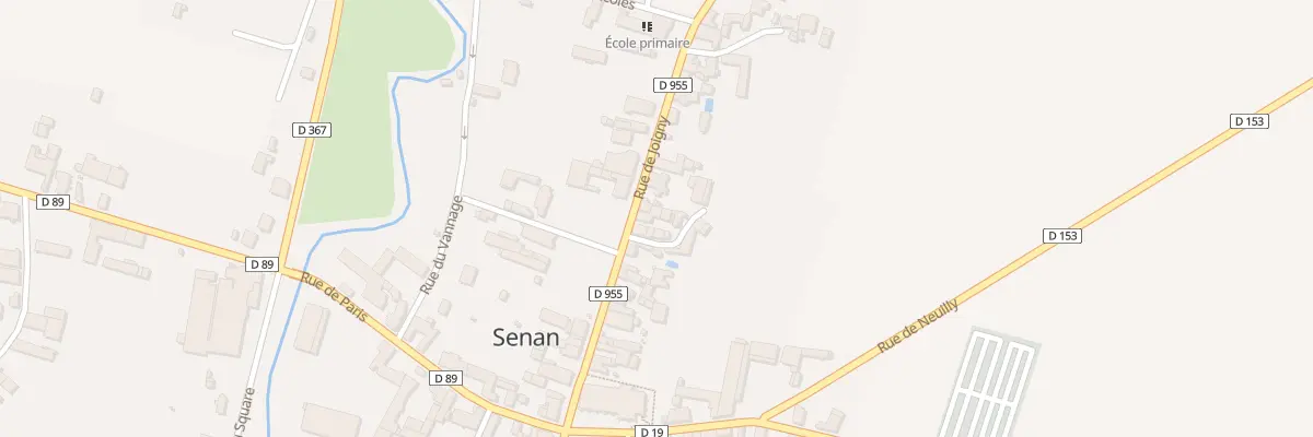 Plan du 18 Rue de Joigny à Senan