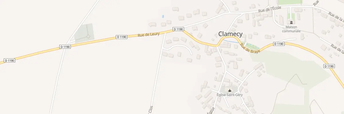 Plan du 4 Rue des Acacias à Clamecy