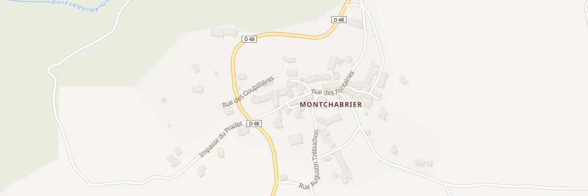 Plan du 5091 Montchabrier au Malzieu-Forain