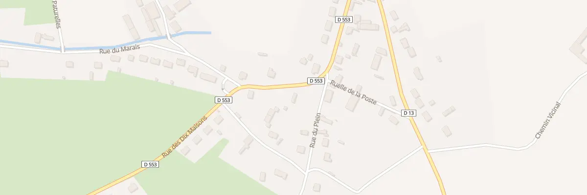 Plan du 2 Rue du Plain à Deuillet