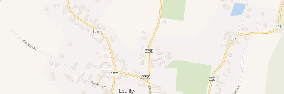 Plan du 11 Rte de Landricourt à Leuilly-sous-Coucy