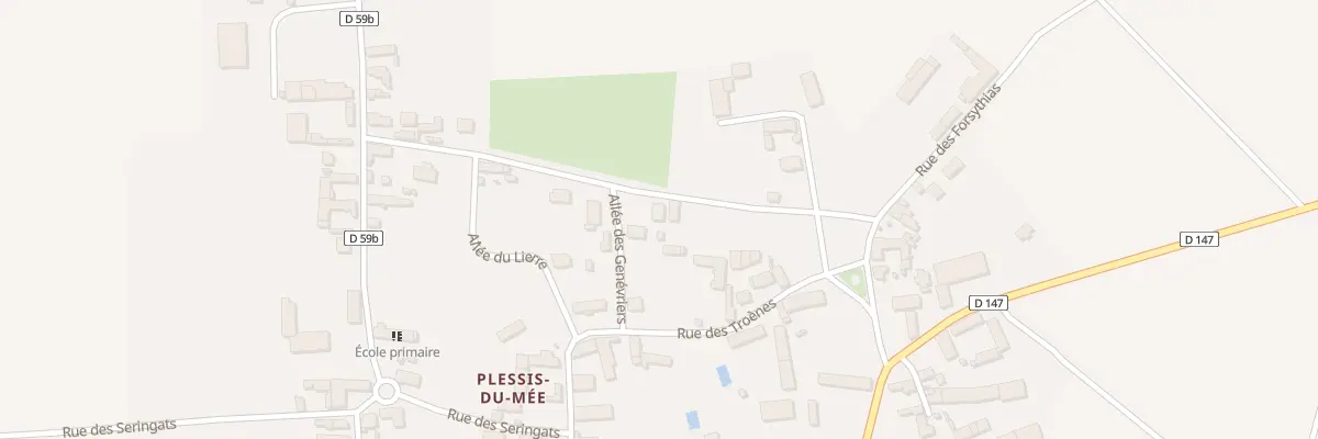 Plan du 3 Rue des Tamaris à Perceneige