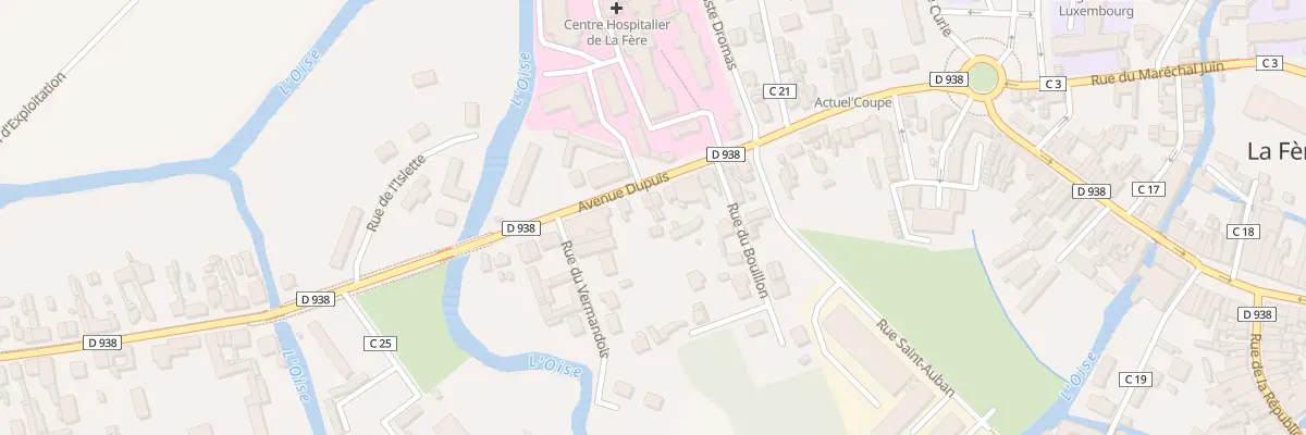 Plan du 83 Av Dupuis à La Fère