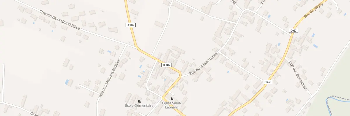 Plan du 6 Rue de Cezy à Chamvres