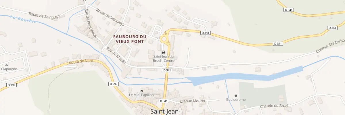 Plan du 5322 Le Pont Neuf à Saint-Jean-du-Bruel