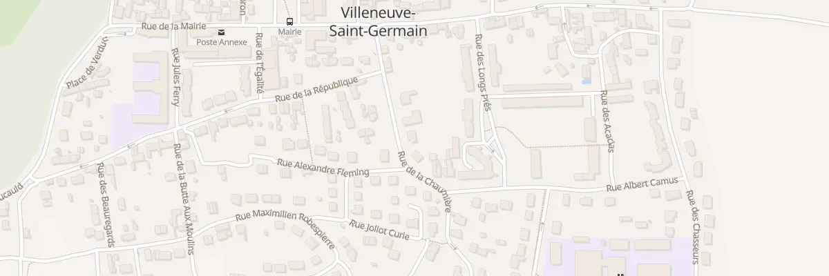 Plan du 137 Rue de la Chaumière à Villeneuve-Saint-Germain