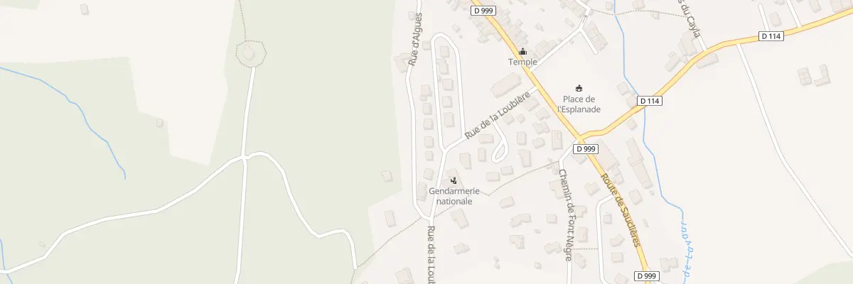 Plan du 5284H Saint Jean du Bruel à Saint-Jean-du-Bruel