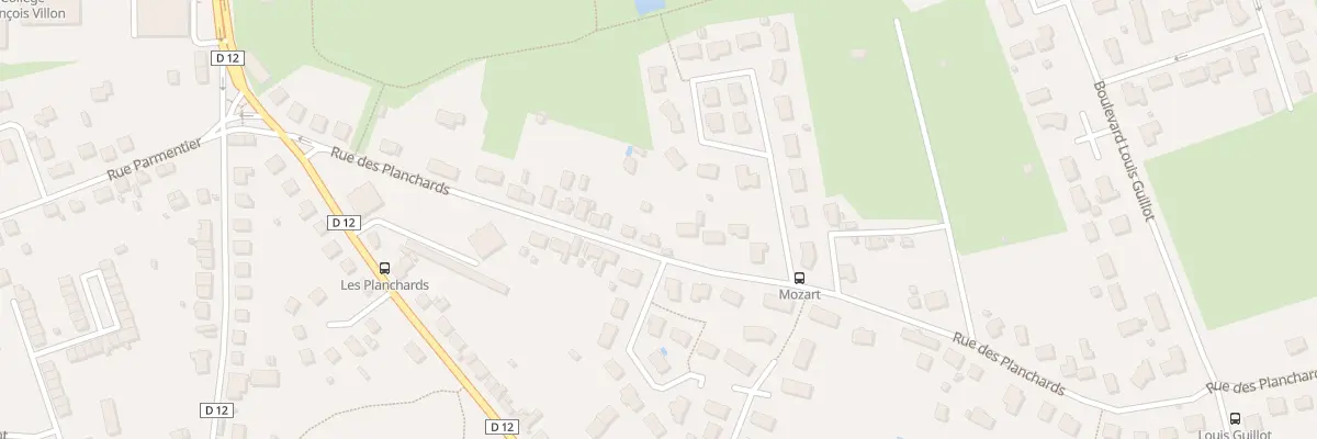 Plan du 35 Rue des Planchards à Yzeure