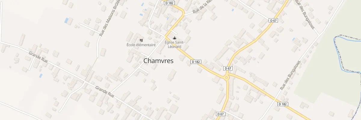 Plan du 5 Rue de l’Eglise à Chamvres
