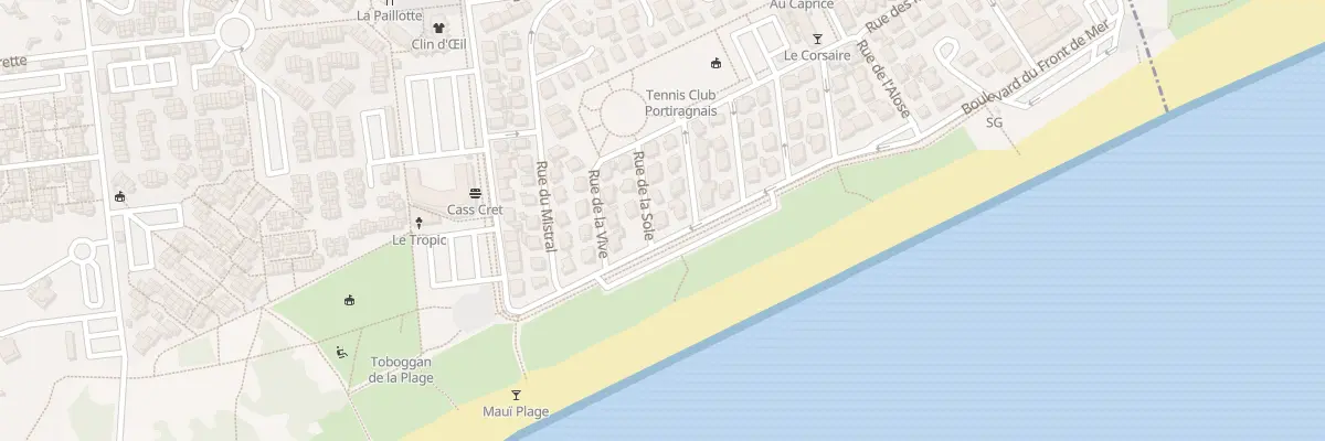 Plan du 2 Rue de la Sole à Portiragnes