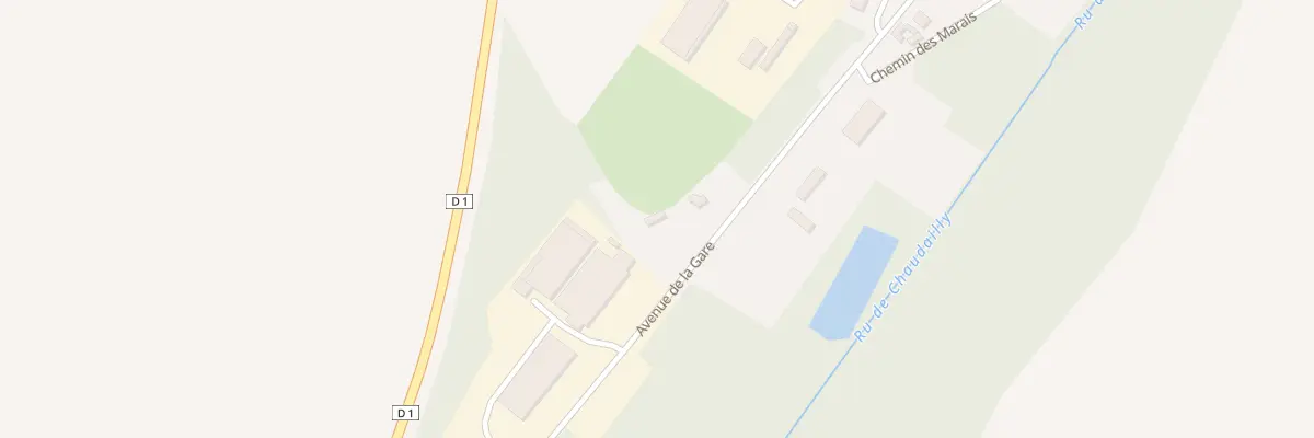 Plan du 48 Av de la Gare à Oulchy-le-Château