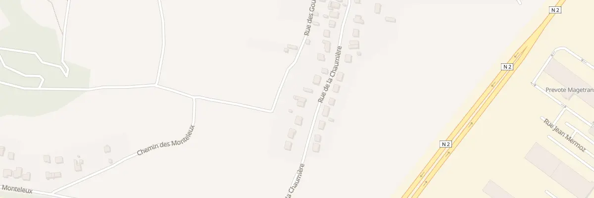 Plan du 636 Rue de la Chaumière à Villeneuve-Saint-Germain