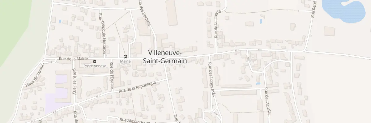 Plan du 303 Rue Jean Jaurés à Villeneuve-Saint-Germain