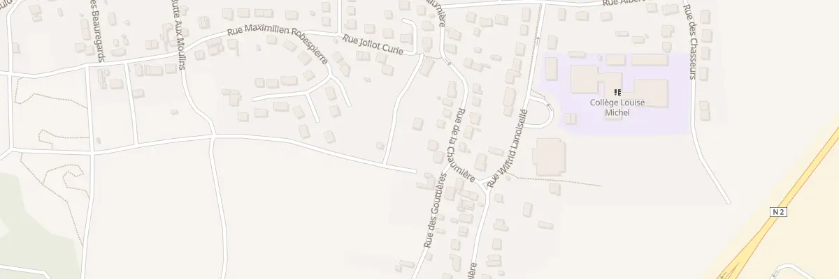 Plan du 380 Rue de la Chaumière à Villeneuve-Saint-Germain
